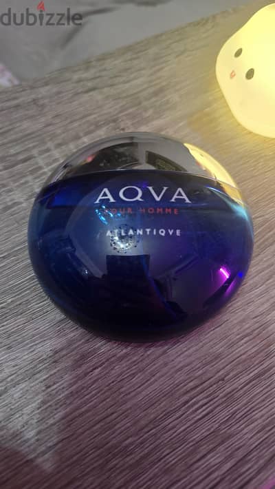 Empty bvlagri aqva atlantiqve bottle