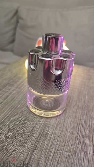 Empty azzaro wanted bottle