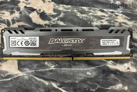 Crucial ballistix sport 8gb ram 3000mhz ddr4