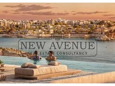 Spacious 145m 2 Bedrooms Chalet in Beach Plaza Ras El Hekma. Fully finished, ACs & Kitchen ready, 5% downpayment, 8-year payment plan