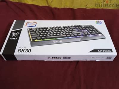 Msi VIGOR GK30 AR Gaming Keyboard - Black