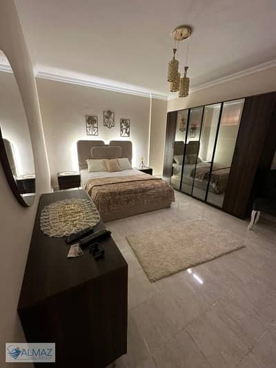 Furnished 99 sqm apartment for rent in Al Rehab, Group 123. Prime location near main roads.