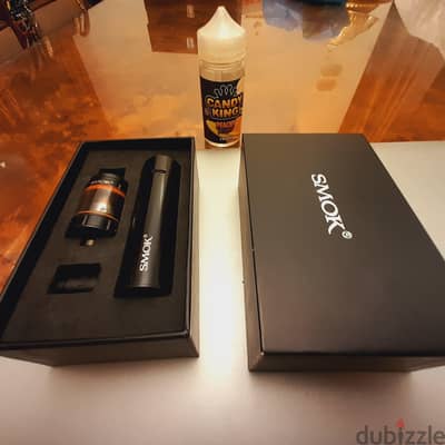 Vape ماركة SMOK بحالته و علبته و جميع مشتملاته