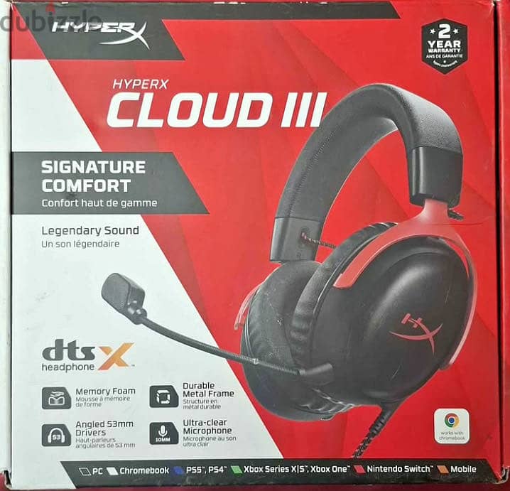 Hyper x cloud 3 in a perfect condition 2