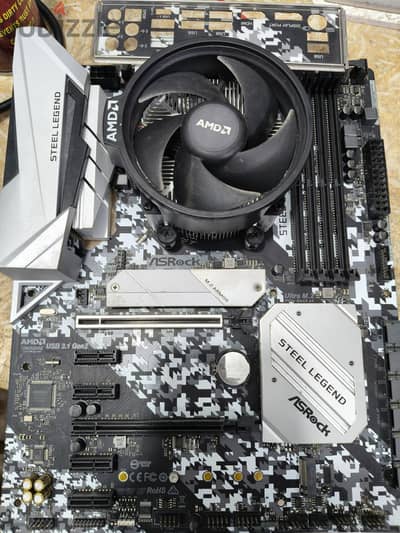 b450 steel legend + ryzen 4650g