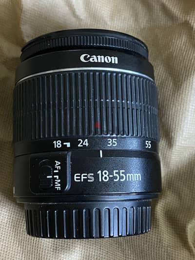 عدسة canon شبه جديدة