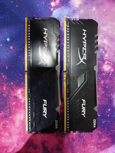 Kingstone HyperX Fury 8GB×2 - 3200Mhz - Cl16 - DDR4