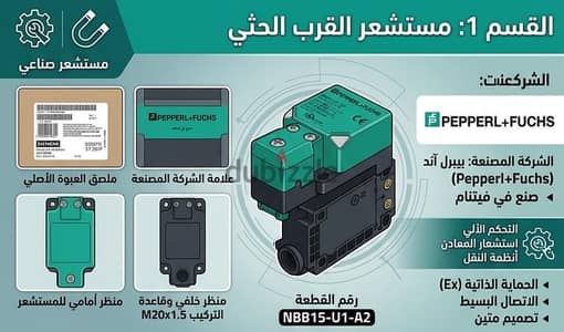 مستشعر قرب حثي inductive proximity sensor