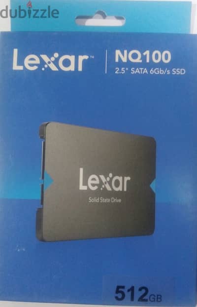 Hard Desk Lexar NQ100 512 GB SSD SATA (6Gb/s) up to 550MB/s