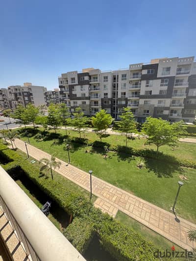 For sale, 116m apartment, third floor, garden view, Talat Mostafa, first occupancy