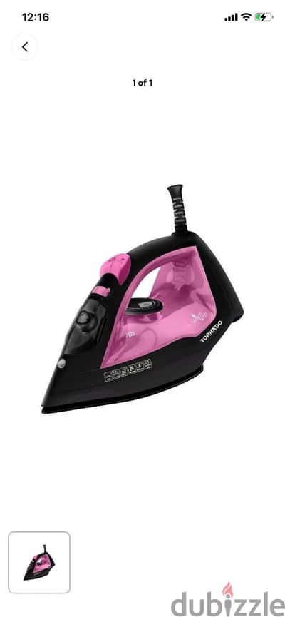 Tornado iron used few times as new