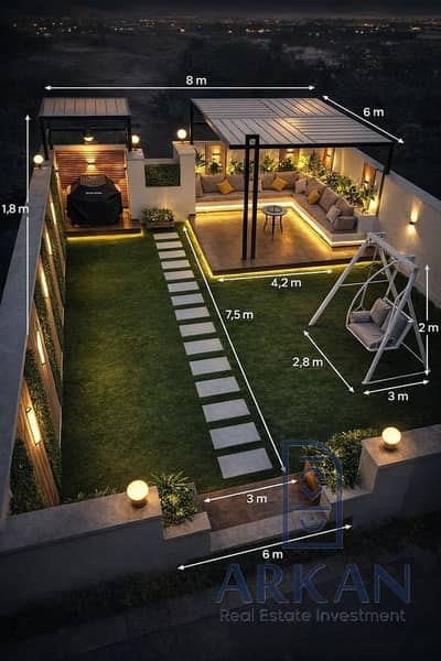 Address Home 1aa next to Sun Capital Compound in October Gardens at a down payment of 672 thousand. Locations in October Gardens: