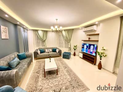 Furnished apartment for rent, Al-Ma'raj Al-Ula, Zahraa Al-Maadi, next to Carrefour