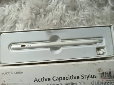 active capacitive stylus 1.5mm superfine nib for ipad قلم تاتش للايباد
