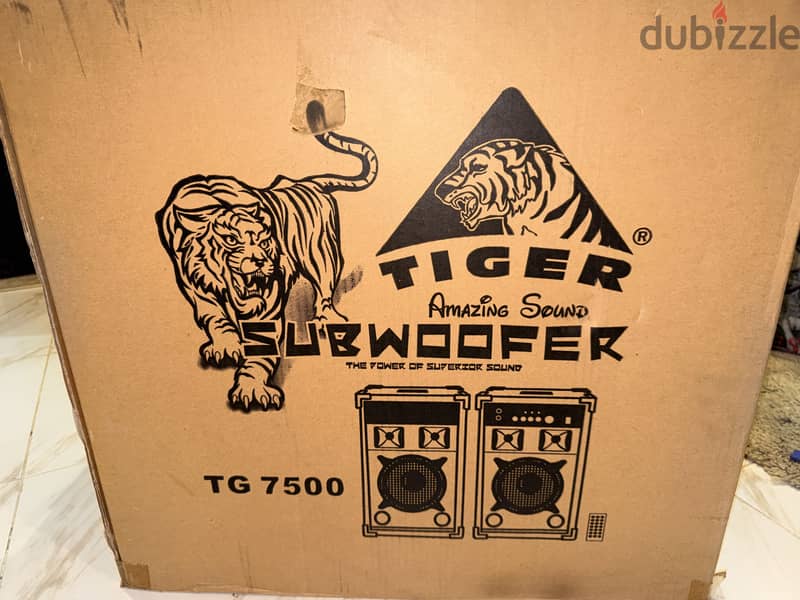 Tiger subwoofer TG 7500 2