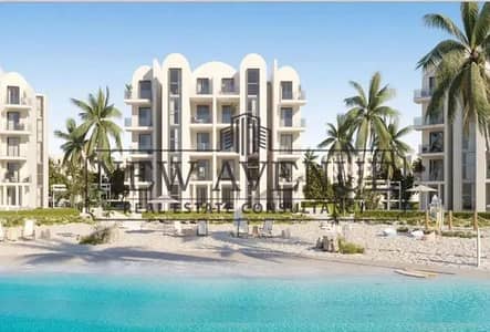 Ground Chalet with Garden Fully finished direct on lagoons in Salt Ras El Hekma Delivery 2027 by Tatweer Misr