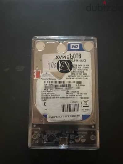 1TB Western Digital External HDD
