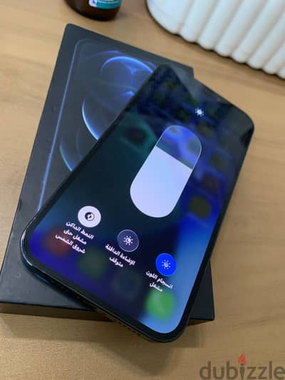 ايفون ١٢ برو ماكس iPhone 12 Pro Max  مساحه ١٢٨ معاه العلبه واتر بروف