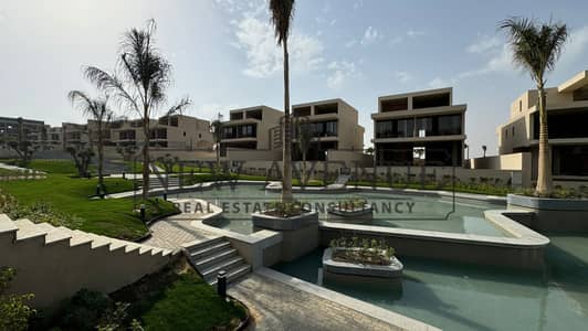 Twin house with Swimming Pool Delivered and installments in Lake View Boutique Semi finished in Very Prime Location By El Hazek Twin house with Swimming Pool Delivered and installments in Lake View Boutique Semi finished in Very Prime Location By El Hazek