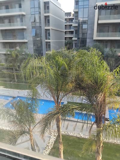 Luxury apartment for rent in Al Patio Oro Compound, Fifth Settlement