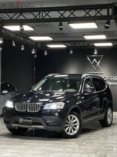 Bmw x3 3000cc فابريكا بالكامل اول مالك ٢٠١٣