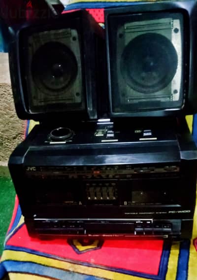 منظومة متكاملة JVC جي في سي الأصلي راديو وكاسيت وبلتوث