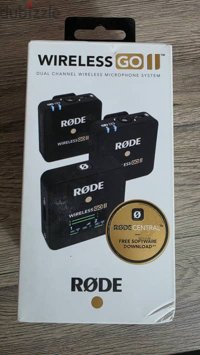 Rode Wireless Go ii الاصدار الثاني في كرتونته متبرشمه لم تفتح