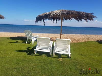 Immediate delivery available with installments. A fully finished, turnkey chalet for sale on the beachfront in LaVista, North Coast, next to Mount ain