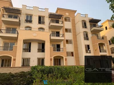 Ground floor apartment with garden for sale in Stone Residence, New Cairo – Prime Location with open landscape view, semi-finished, immediate delivery