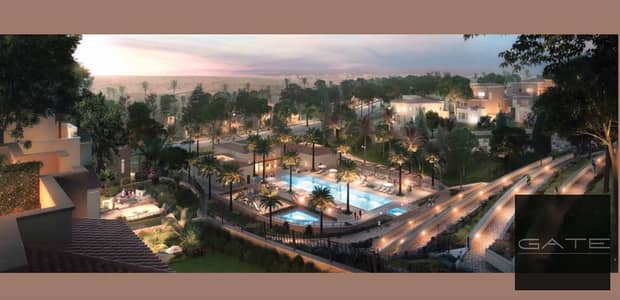 Resale – For sale: lowest price corner townhouse in a prime location with a premium view in Uptown Cairo.
