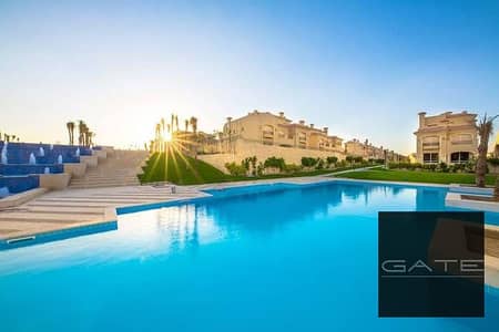 اقل سع و اميز موقع   -  ريسيل توين هاوس للبيع في El Patio 6 October  موقع مميز داخل الكمبوند  علي اكبر حمام سباحه في المشروع - استلام فورى . .