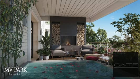 For Sale – I Villa Roof in Mountain View iCity 6 October – Mountain Park Phase  Open view overlooking a 10m terrace with a prime location
