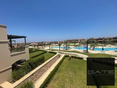Twin House for Sale in La Vista Gardens – Second Row from the Sea, with Direct Sea and Pool View + Immediate Delivery and Full Finishing