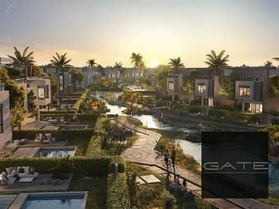 تاون هاوس للبيع  كورنر ف ذا كروان  بالم هيلز اكتوبر ااقل سعر ف الماركت