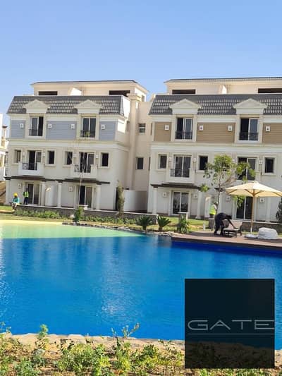 For sale townhouse 205m in Mountain View Chill Out Park Phase Lake Side | Delivery in a year with a down payment of 7.9 million and completing installments