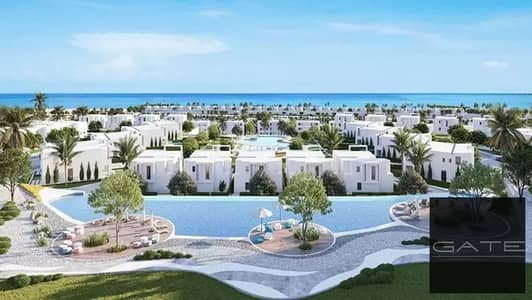 شاليه 3 غرف للبيع في دي باي الساحل الشمالي الكيلو 166 بإطلالة مباشرة على اللاجون والبحر وتشطيب كامل واستلام قريب