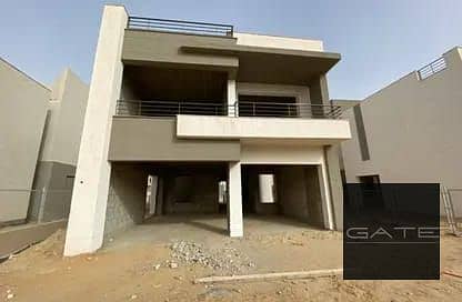 Twin house for sale at the lowest resale price, fully finished with air conditioning, in The Crown Compound – Palm Hills, 6th of October.