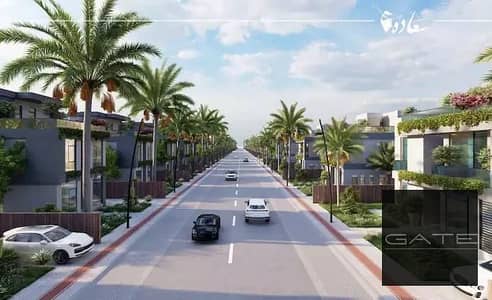 Twin house for sale in Resale Prime location with an open view of the landscape and lagoon in Saada Compound - Fifth Settlement