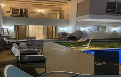 Resil Twin House 315m for sale in Saada – Fifth Settlement - Lagoon view and landscaping + Elevator - Delivery 2026