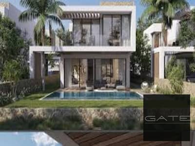فيلا ستاندالون للبيع بأقل سعر ريسيل في ازها الساحل دايركت لاجون و سي فيو متشطبه بالكامل بالمطبخ و التكييفات
