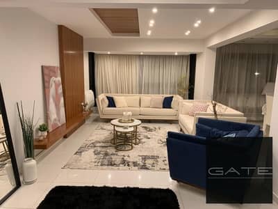 شقة فاخرة للبيع بشارع مصدق – الدقي - 210م - واجهة بحرية - متشطبة و مفروشة بالكامل بالاجهزة والتكيفات - مسجلة شهر عقاري