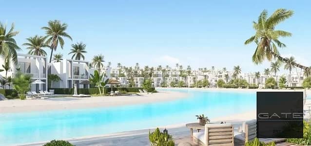 ريسيل | للبيع بأقل سعر شاليه 3 غرف نوم في The Bay North Coast – إطلالة على اللاجون