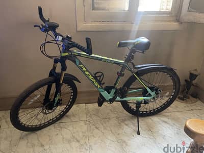 عجلة Phoneix Mountain Bike مقاس 24 كاملة الاكسسوارات - بحالة ممتازة