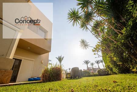 شاليه أرضي للبيع في جاز ليتل فينيس العين السخنة | jaz little venice حديقة 120م | صف أول جولف وبحيرة | 3 غرف | مفروش بالكامل