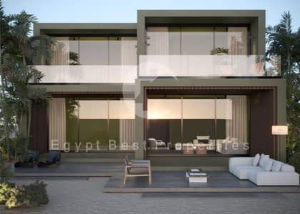 TWIN VILLA 3 BEDROOMS FOR SALE IN RED SEA FULLY FINISHED OVER LOOKING LAGOON AND GOLF WITH 5% DOWN PAYMENT UP 8 YEARS 20%DISCOUNT