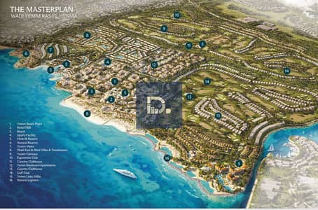  Wadi Yemm by Modon Developments   في قلب رأس الحكمة، حيث تلتقي روعة البحر بأعلى مستويات الرفاهية. امتلك عنوانًا استثنائيًا داخل مجتمع ساحلي فاخر