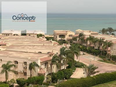شاليه أرضي صف أول للبيع في لا فيستا 5 بإطلالة على حمام سباحة والبحر - العين السخنة