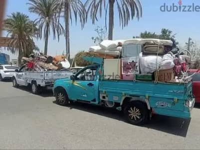 عربيه نص نقل للأغراض والعفش الخفيف