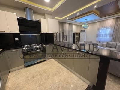 Fully furnished apartment 3 Bedrooms 3 Bathrooms 204 meter  in Lotus el shamaly New Cairo