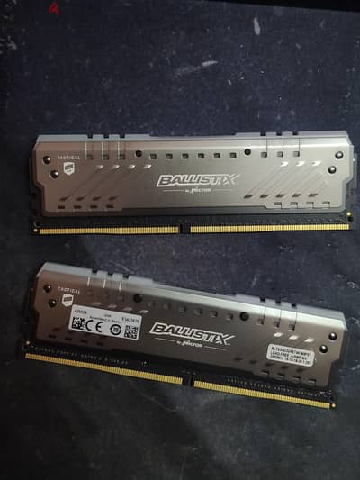 رامات جيمنج 16 جيجا Ballistix DDR4 تردد 3200